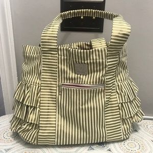 Bella Tunno Gold Stripe Diaper Bag